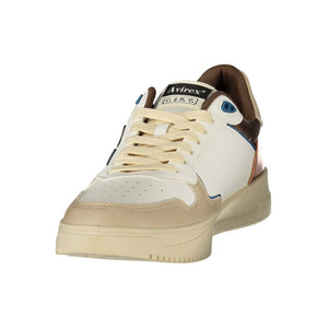 Avirex Herren-Sneaker aus weißem Polyurethan