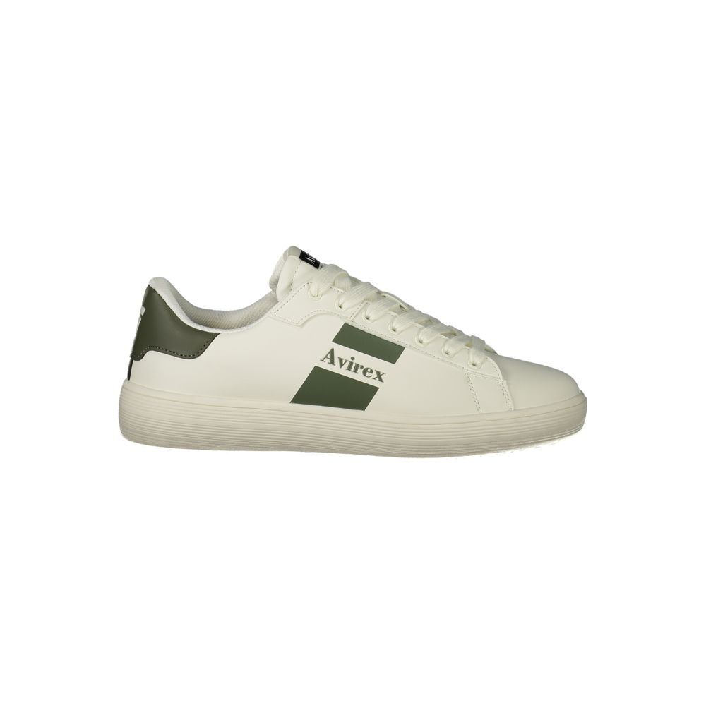 Avirex Herren-Sneaker aus weißem Polyurethan