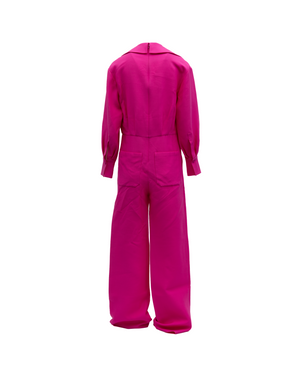 Valentino Garavani Pinker Jumpsuit mit weitem Bein