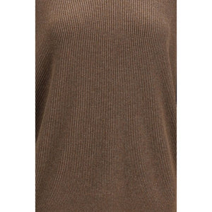 The Row Brauner Baumwoll-Sweatshirt