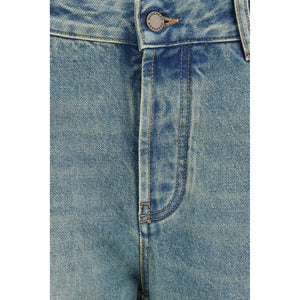 Darkpark Blaue Baumwoll-Boyfriend-Jeans