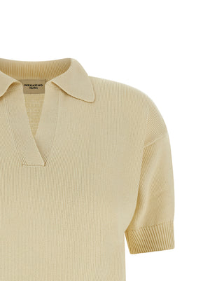 Max Mara Beige Cotton Cardigan