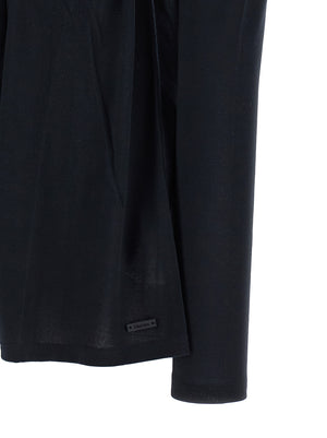 Max Mara Blauer Lyocell-Strickjacke
