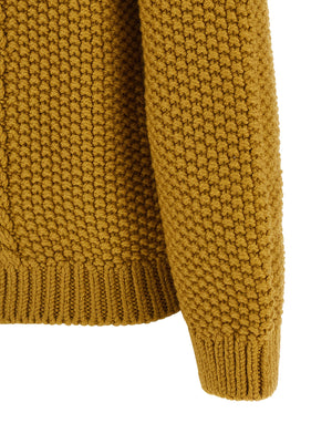 Saint Laurent Zweifarbige Wollstrickjacke