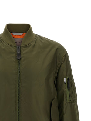 Balenciaga Zweifarbige Polyamid-Bomberjacke