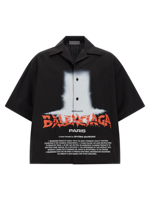 Balenciaga Schwarze Baumwollbluse