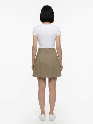 Dolce & Gabbana Beige Cotton Mini Skirt