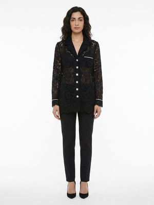 Dolce & Gabbana Schwarzer Baumwollblazer