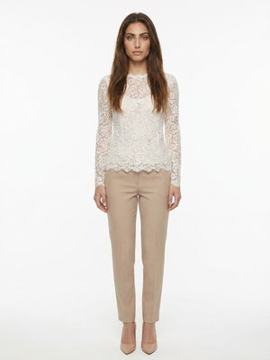 Dolce & Gabbana Cremefarbenes Baumwollhemd