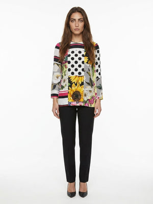 Dolce & Gabbana Mehrfarbiges Hemd aus Elasthan mit Muster