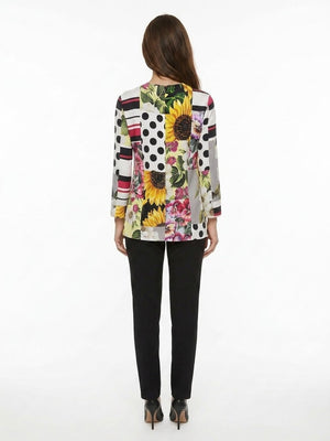 Dolce & Gabbana Mehrfarbiges Hemd aus Elasthan mit Muster