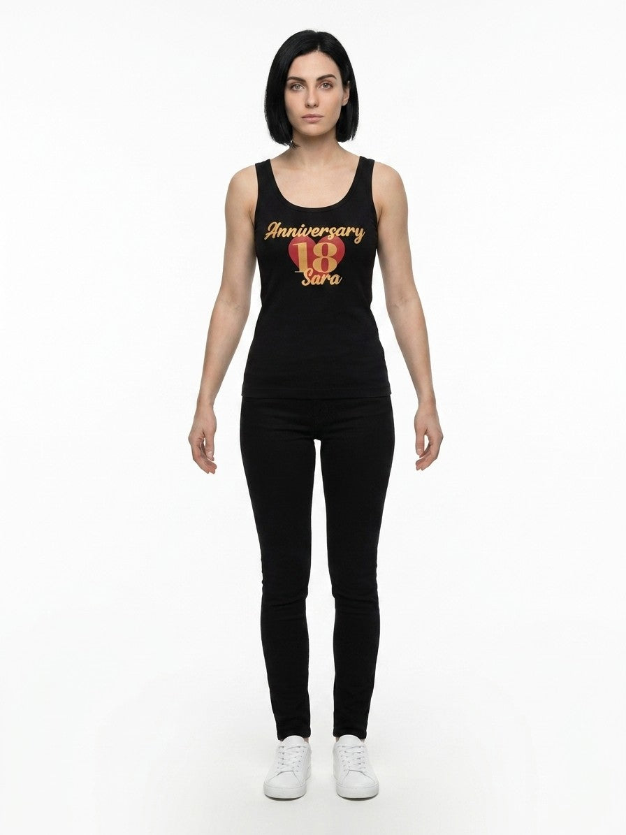 Dolce & Gabbana Schwarze Baumwoll-Tanktops