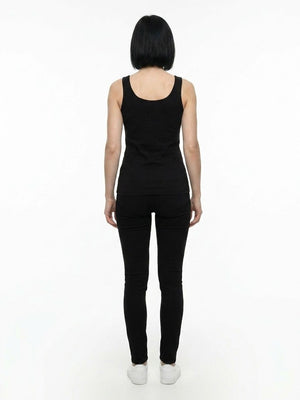 Dolce & Gabbana Schwarze Baumwoll-Tanktops