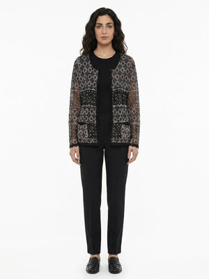 Dolce & Gabbana Blauer Seiden-Cardigan