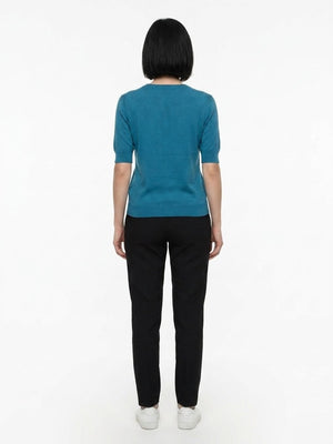 Dolce & Gabbana Hellblaues Seiden-Sweatshirt