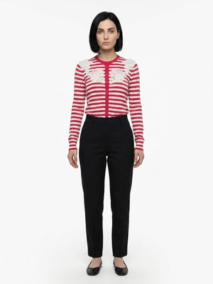 Dolce & Gabbana Mehrfarbige Seidenstrickjacke