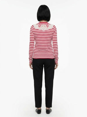 Dolce & Gabbana Mehrfarbige Seidenstrickjacke