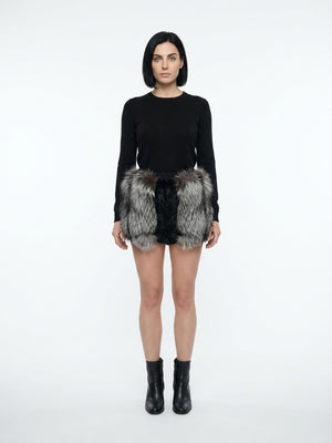 Dolce & Gabbana Mehrfarbige Baumwoll-Shorts in Mini-Länge
