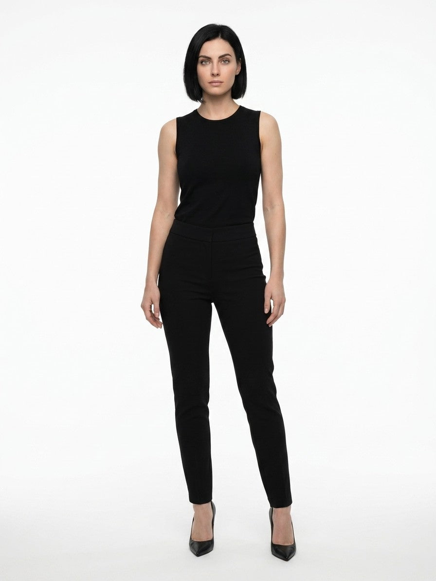 Dolce & Gabbana Schwarze Skinny-Hose aus Acetat
