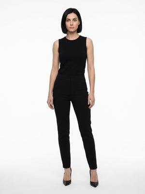 Dolce & Gabbana Schwarze Skinny-Hose aus Acetat