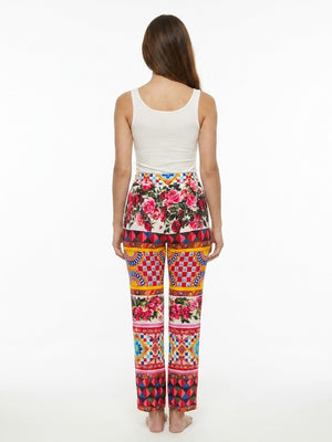 Dolce & Gabbana Mehrfarbige Baumwoll-Freizeithose