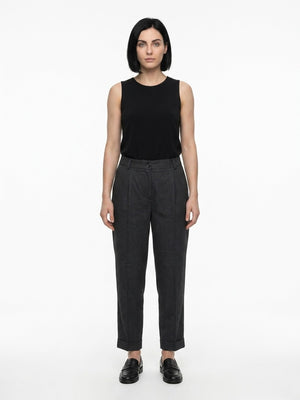 Dolce & Gabbana Graue Baumwoll-Freizeithose