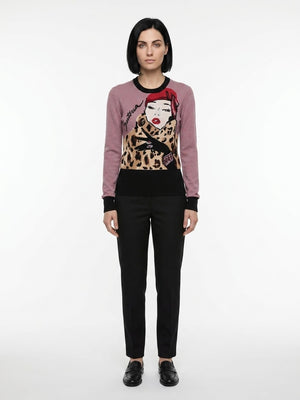 Dolce & Gabbana Kaschmir-Sweatshirt mit Farbverlauf