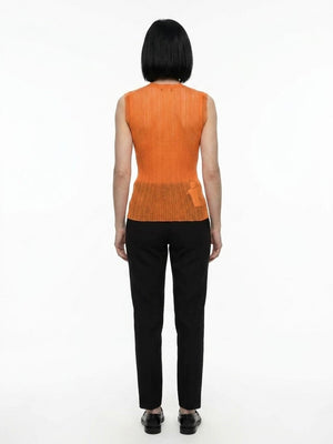 Dolce & Gabbana Orange Polyester Tanktop
