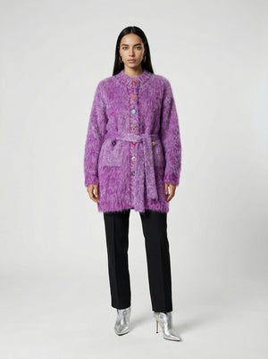 Dolce & Gabbana Mehrfarbige Strickjacke aus Polyamid