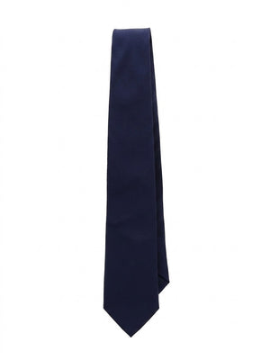 Givenchy Blaue Seidenkrawatte
