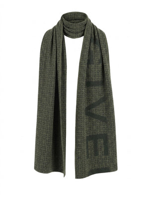 Givenchy Grüner Wollschal