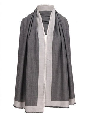 Givenchy Grauer Seidenschal