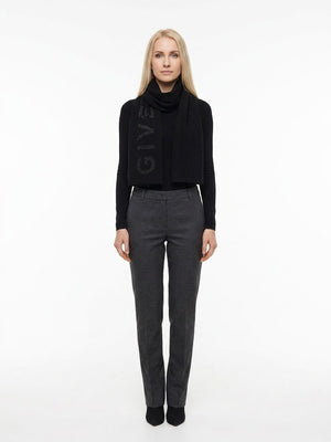 Givenchy Schwarzer Wollschal
