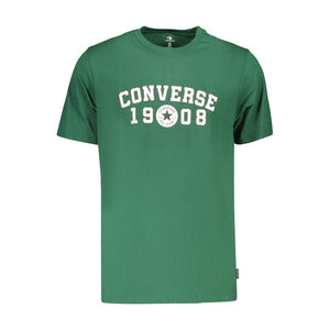 Converse Grünes Baumwoll-T-Shirt für Herren