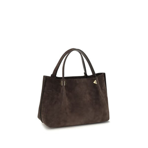 Valentino Garavani Braune Kalbsleder Bos Taurus Schultertasche