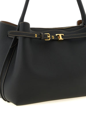 Tod's Schwarze Kalbsleder-Handtasche