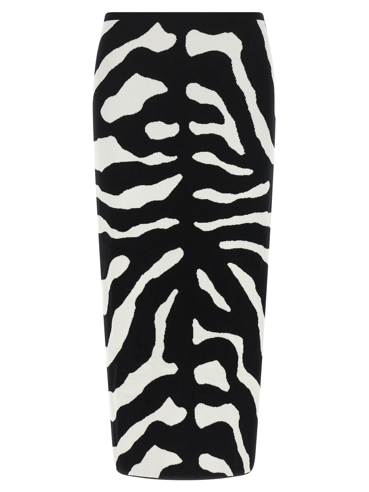 Moschino Zweifarbiger Midirock aus Viskose