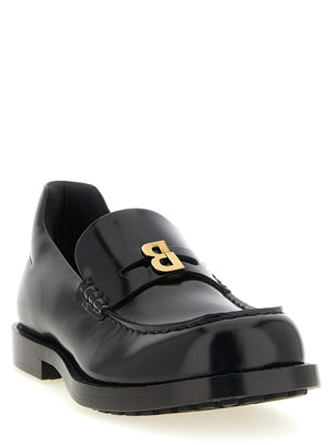 Balenciaga Schwarze Loafer aus Kalbsleder zum Hineinschlüpfen