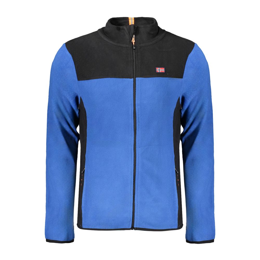 Norway 1963 Blauer Herrenpullover aus Polyester