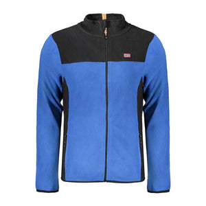 Norway 1963 Blauer Herrenpullover aus Polyester