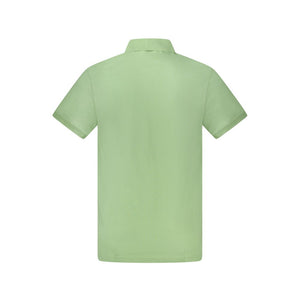 Green Cotton Men's Polo