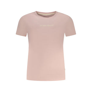 Guess Jeans Rosa T-Shirt aus Baumwolle