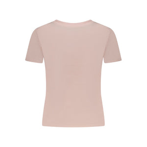 Guess Jeans Rosa T-Shirt aus Baumwolle