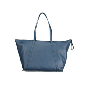 Coccinelle Damenhandtasche aus blauem Leder