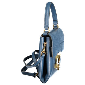 Coccinelle Damenhandtasche aus blauem Leder