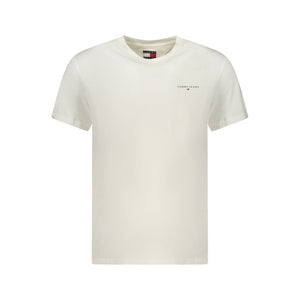 Tommy Hilfiger Weißes Herren-T-Shirt aus Baumwolle