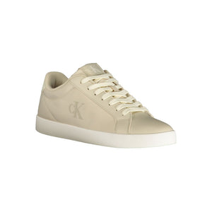 Calvin Klein Beige Polyurethan-Sneaker für Damen