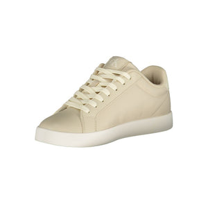 Calvin Klein Beige Polyurethan-Sneaker für Damen