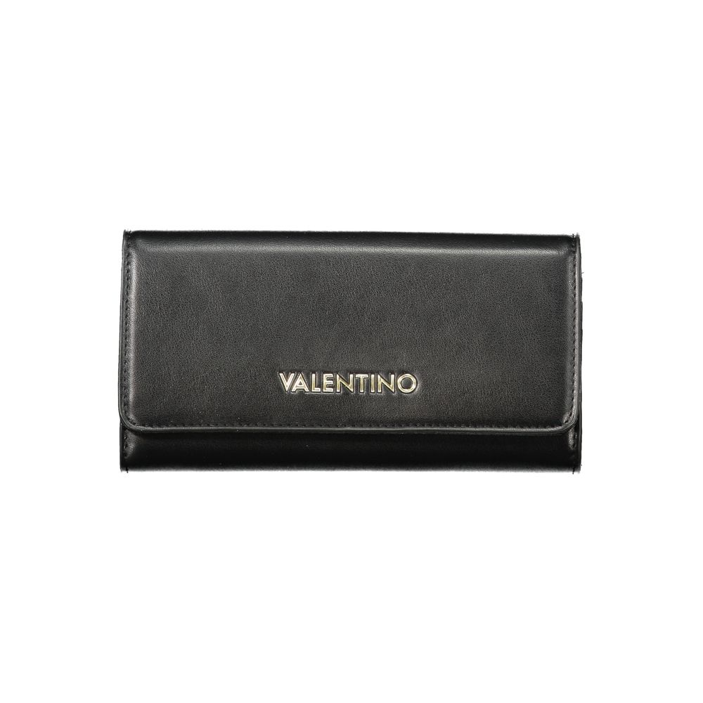 Mario Valentino Schwarze Damen Geldbörse aus Polyurethan