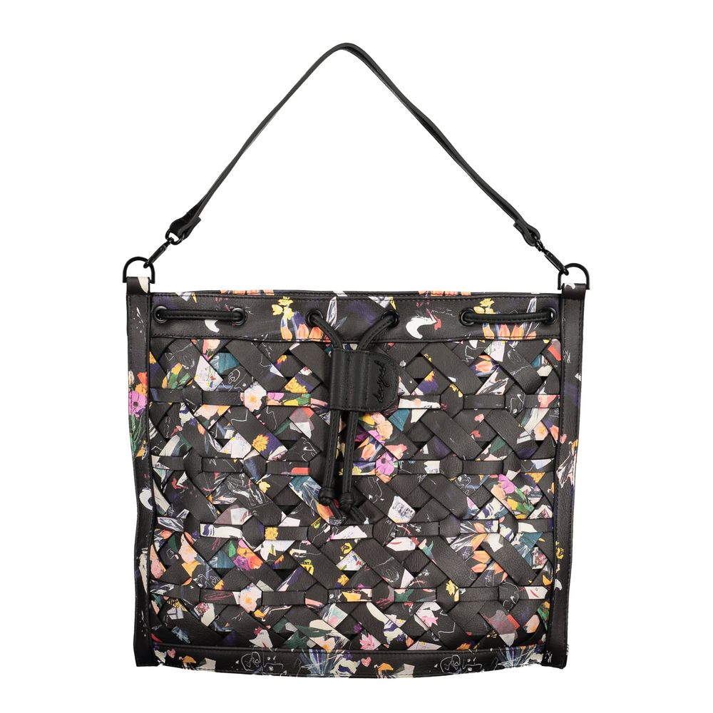 Desigual Schwarzer Rucksack aus Polyurethan für Damen